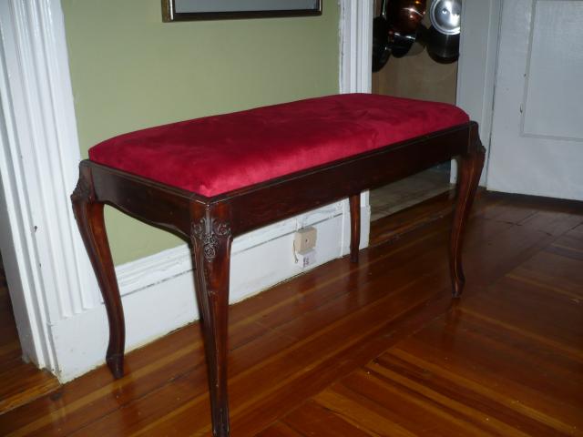 Reupholstering A Piano Bench Gpeters Livejournal