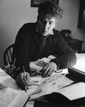 Robert Graves at his Desk